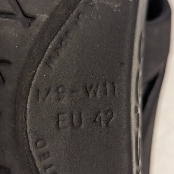 OOFOS Unisex Recovery Black Thong Slide Sandals Flip Flop - Picture 5 of 7